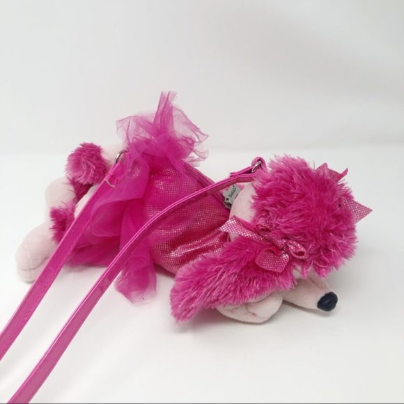 Poochie & Company Dog Poodle Pink Girls Purse - Picture 9 of 12